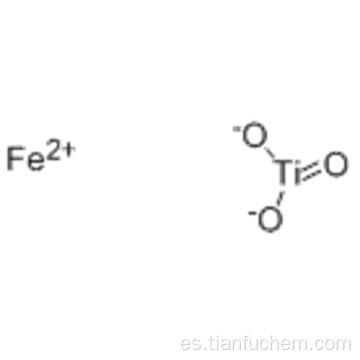 HIERRO (II) OXIDO DE TITANIO CAS 12022-71-8